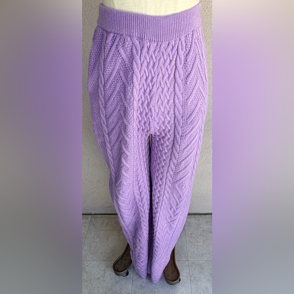 Women’s Purple Sweater Pants